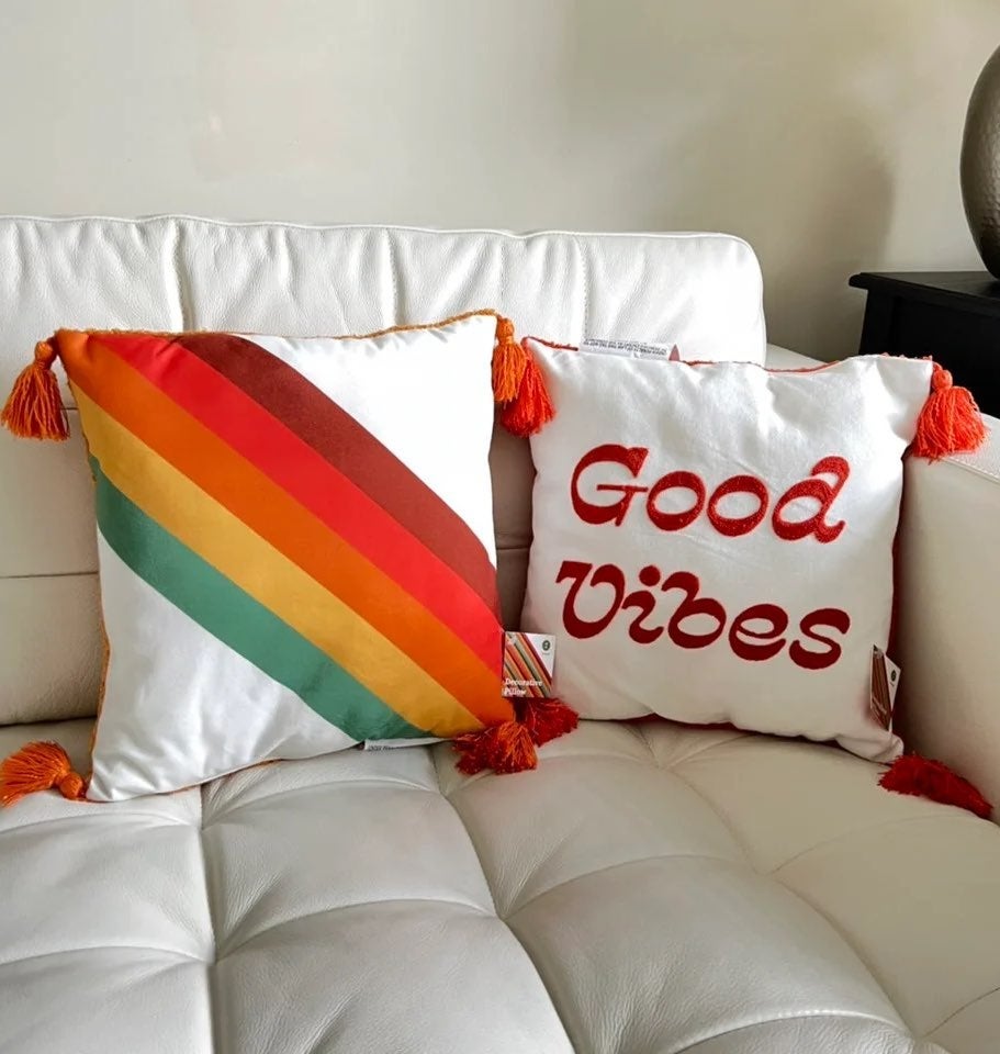 good vibes pillow target