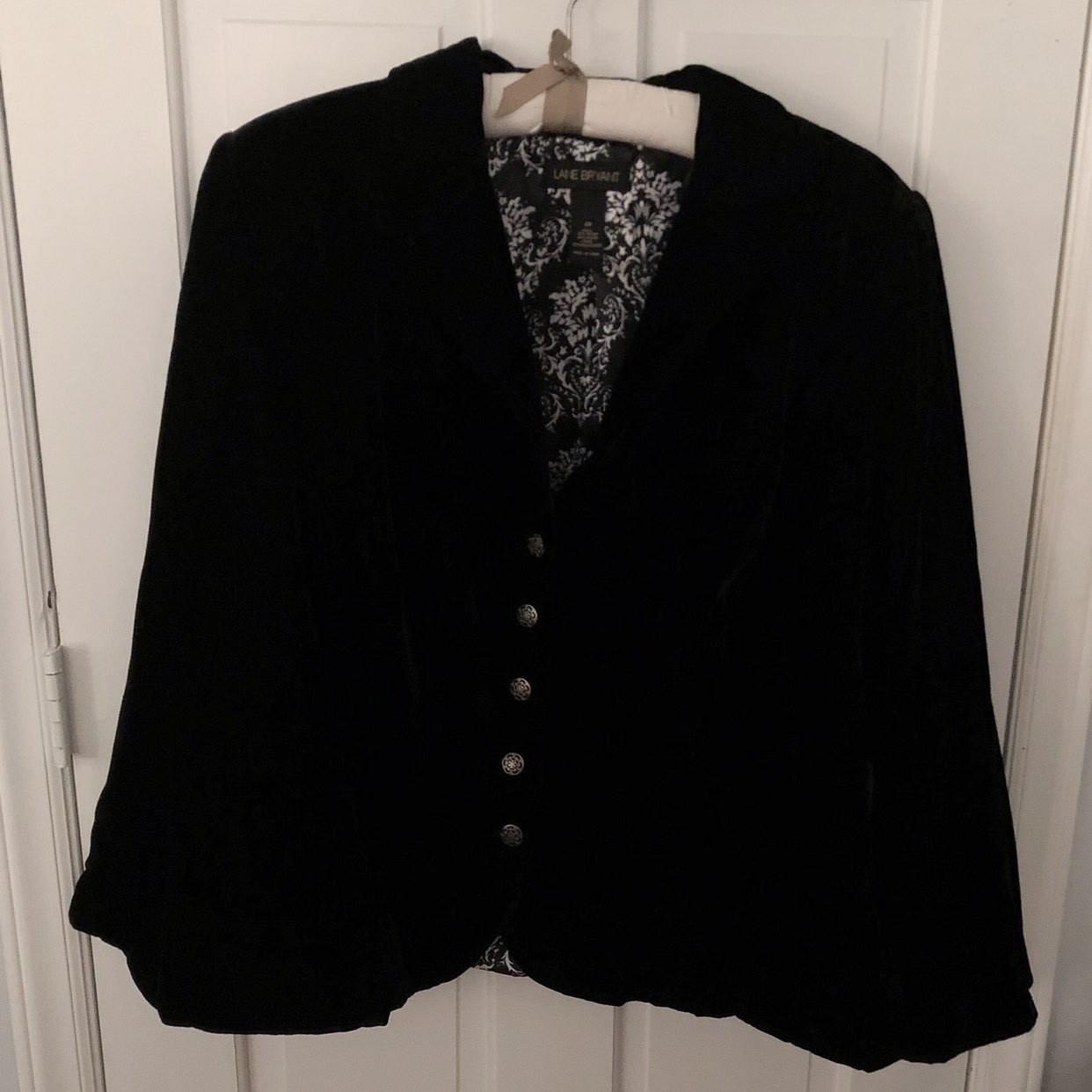Lane Bryant sz 28 Black Velvet Blazer