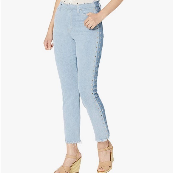 HUDSON Holly High Rise Straight Crop 5 Pocket Jean 25