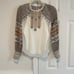 VERONICA BEARD Isabella Embroidered Boho Peasant Top in White
