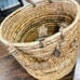 Large Natural Woven Round Basket -Threshold-