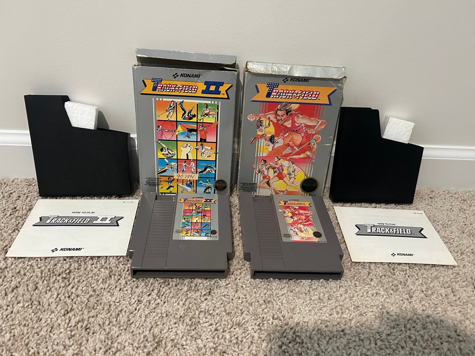 Track and Field NES CIB lot read