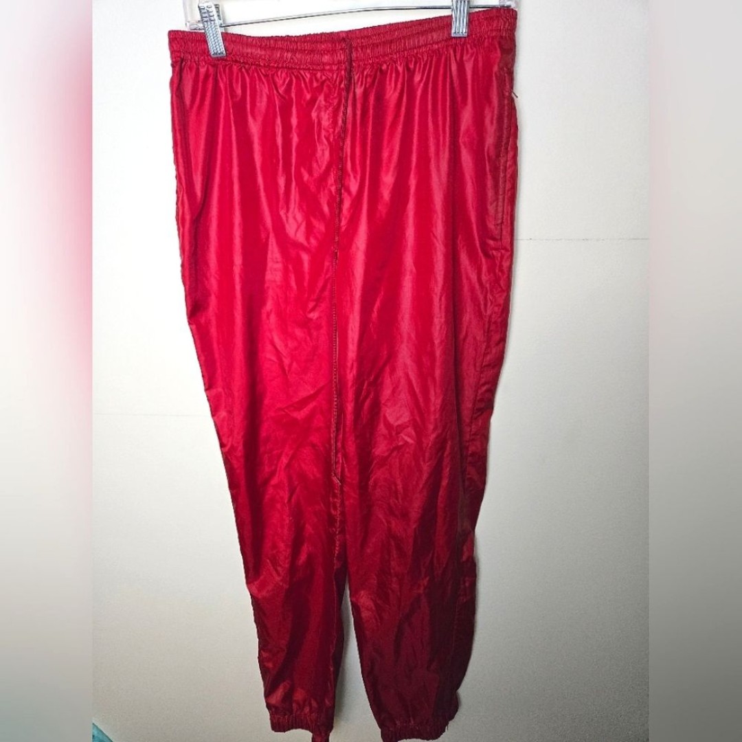 Men's Vintage Lauren Ralph Lauren Green Label Nylon Windbreaker Pants, Small