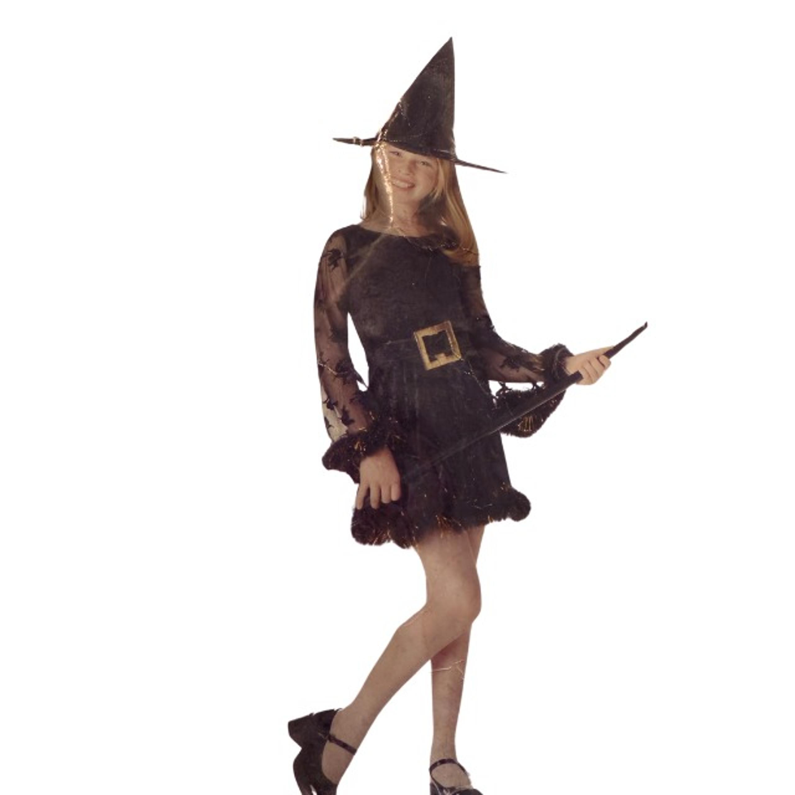CHILD'S SIZE ADORABLE WITCH COSTUME SIZE S (6-8)