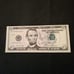 5 dollar star note with print error
