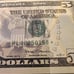 5 dollar star note with print error