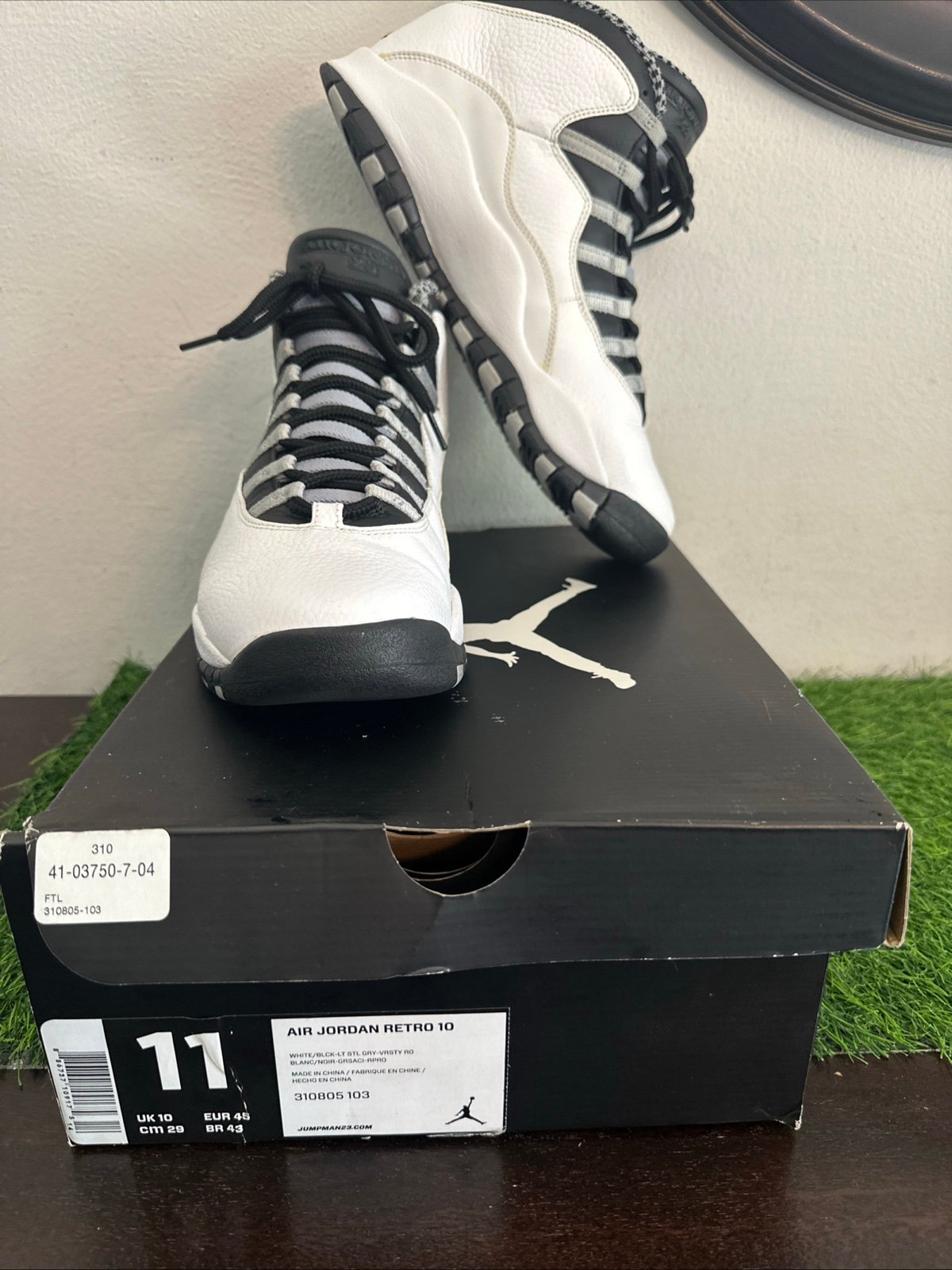 Size 11 - Air Jordan 10 Retro 2013 Steel (310805-103)