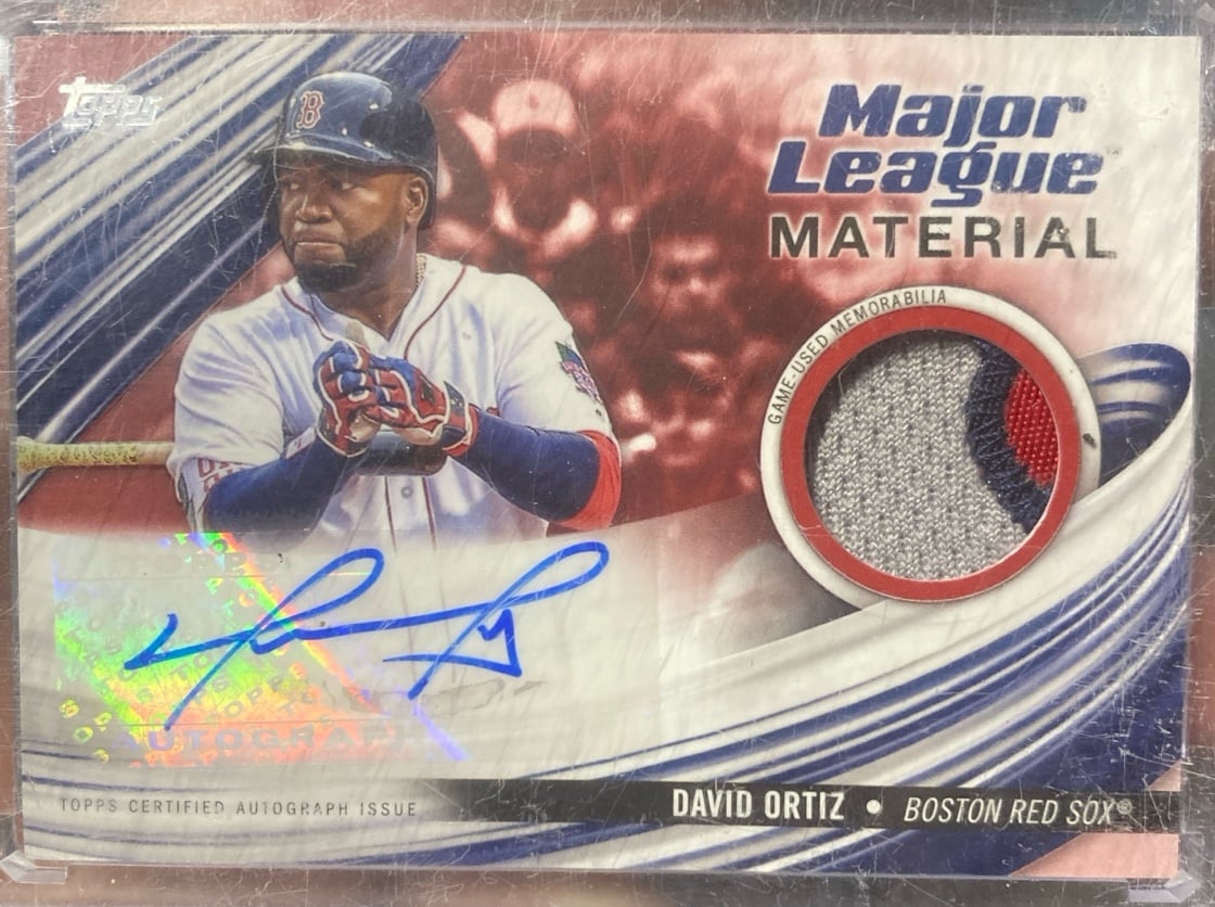 18/25 Game Used Patch Auto David Ortiz