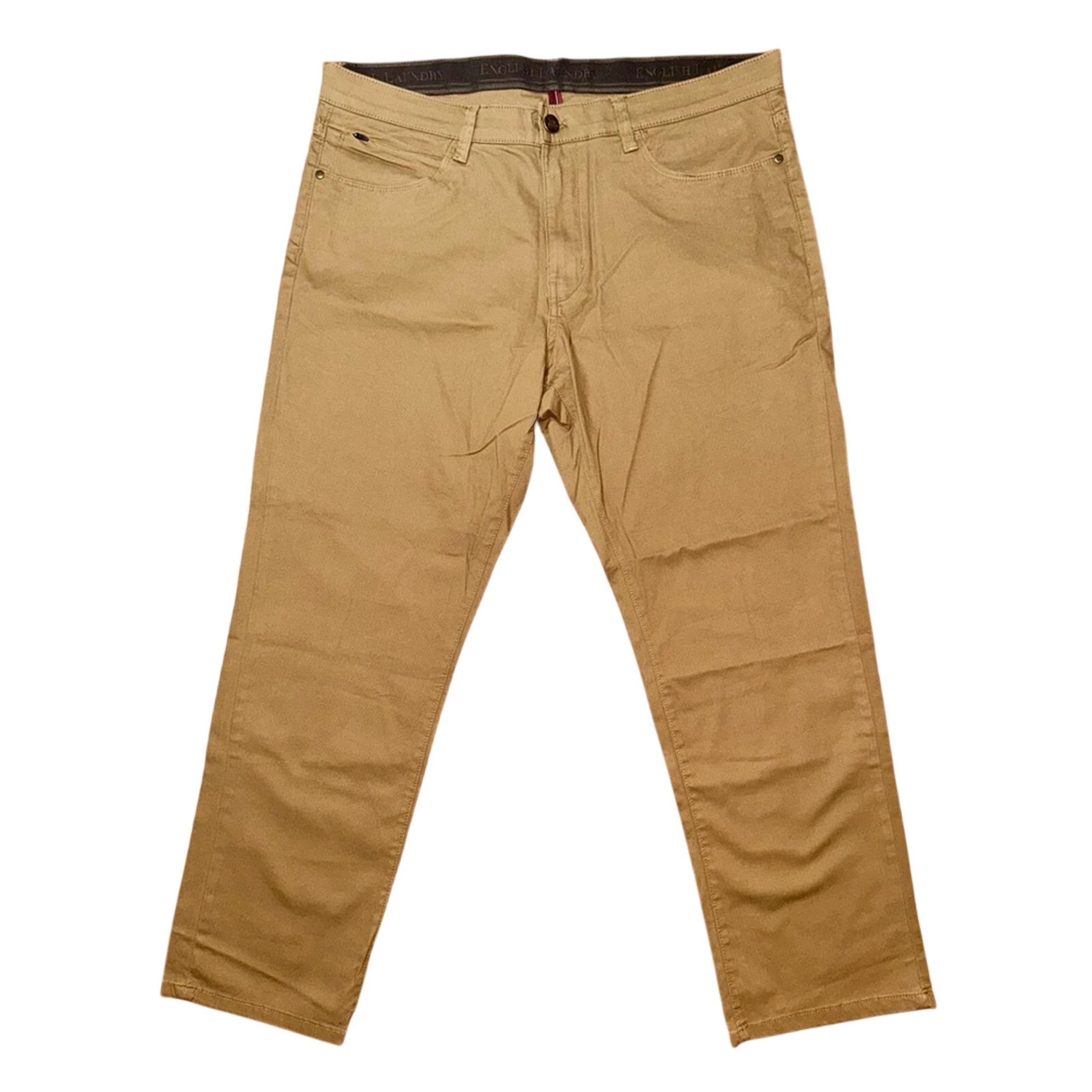 English Laundry 5-Pocket Pants Mens Size 36W x 29L KHAKI Straight Leg Trousers