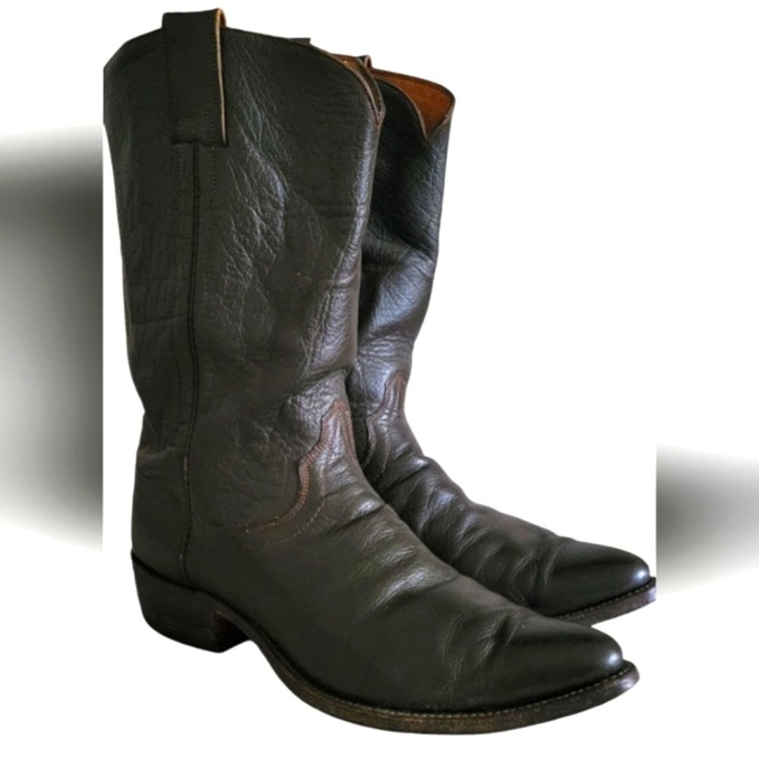 Hyer Men's Cowboy Western Leather Boots Size 10D