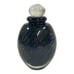 Eickholt Black Rainbow Swirl Iridescent Glass Perfume Bottle Stopper Signed '91