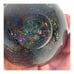 Eickholt Black Rainbow Swirl Iridescent Glass Perfume Bottle Stopper Signed '91
