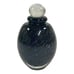 Eickholt Black Rainbow Swirl Iridescent Glass Perfume Bottle Stopper Signed '91