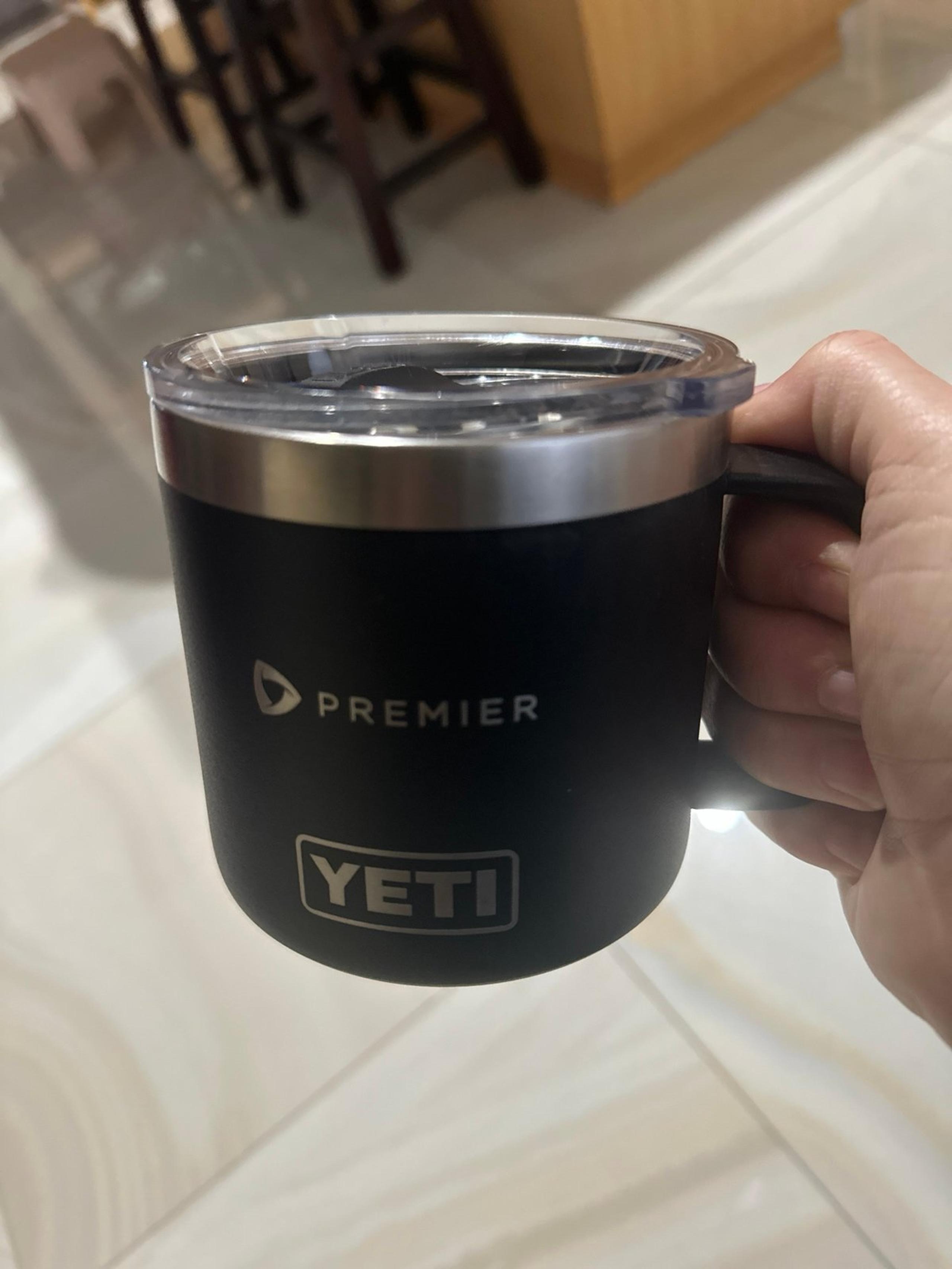 Yeti Premier  insulated hot drink cup with handle 14oz
