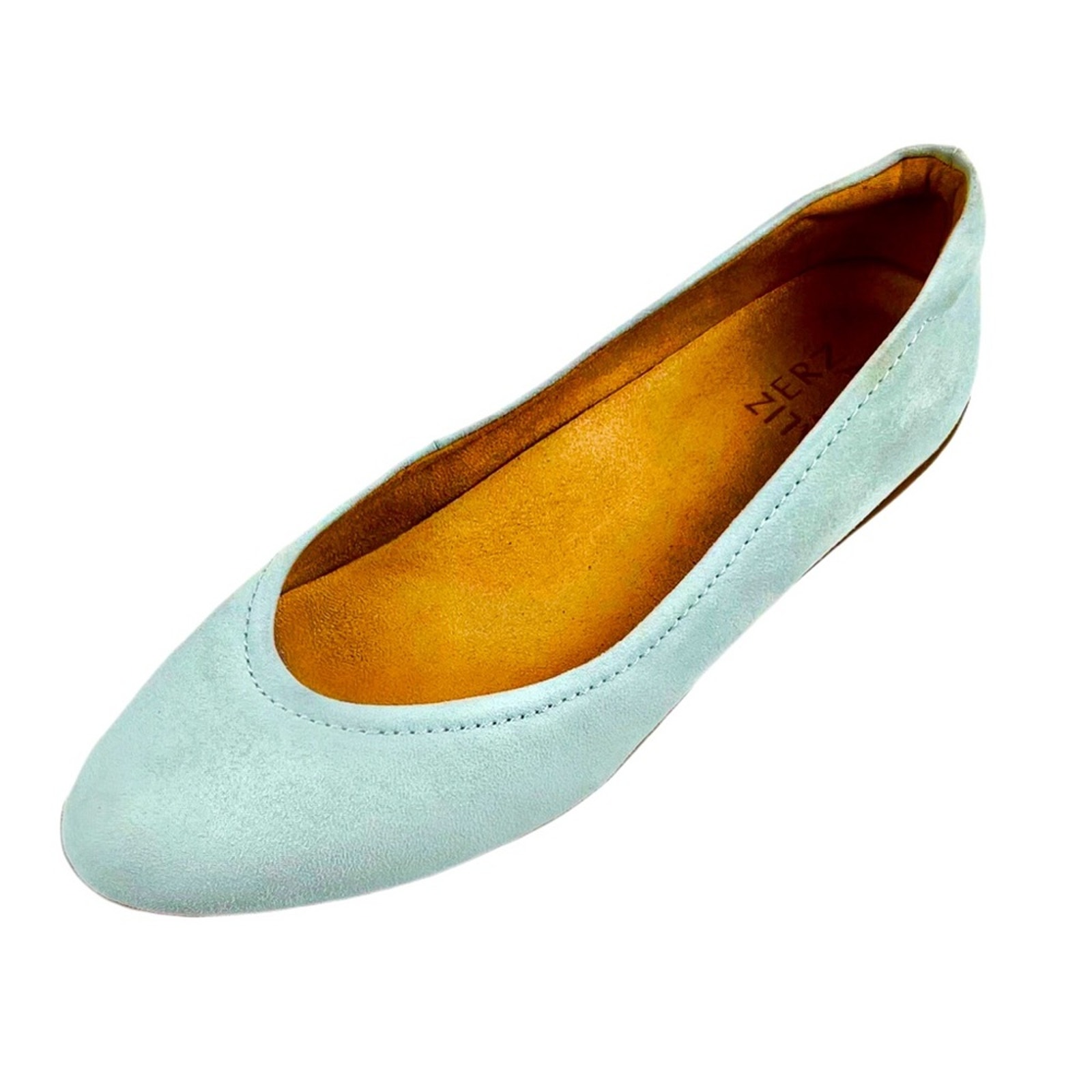 Naturalizer Powder Blue Faux Suede Ballet Flats Size 8