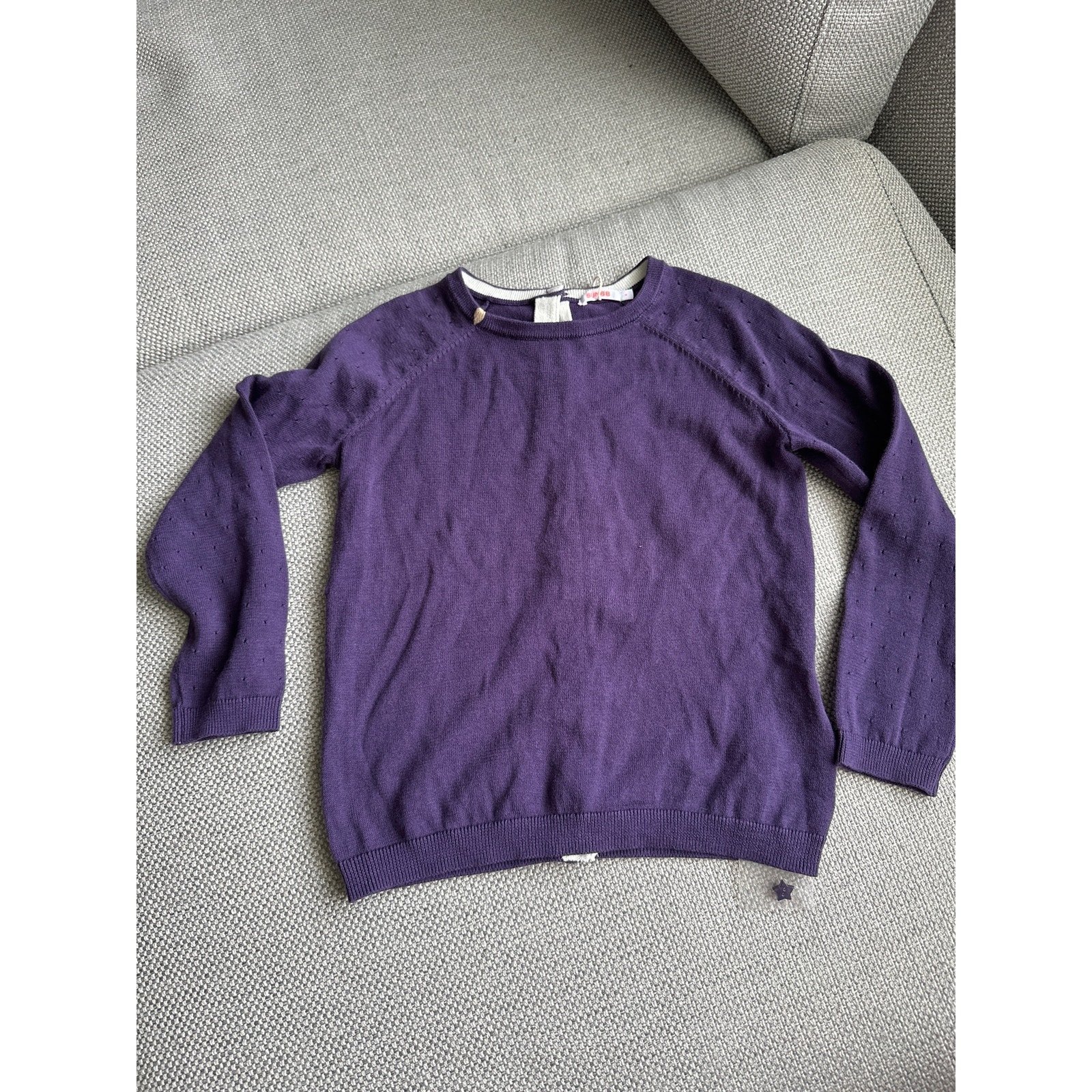 Sun68 kids girls purple sweater size 4