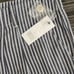 NWT JOIE Gray White 100% Cotton Striped Seersucker Linen Shorts Size 2