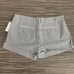 NWT JOIE Gray White 100% Cotton Striped Seersucker Linen Shorts Size 2