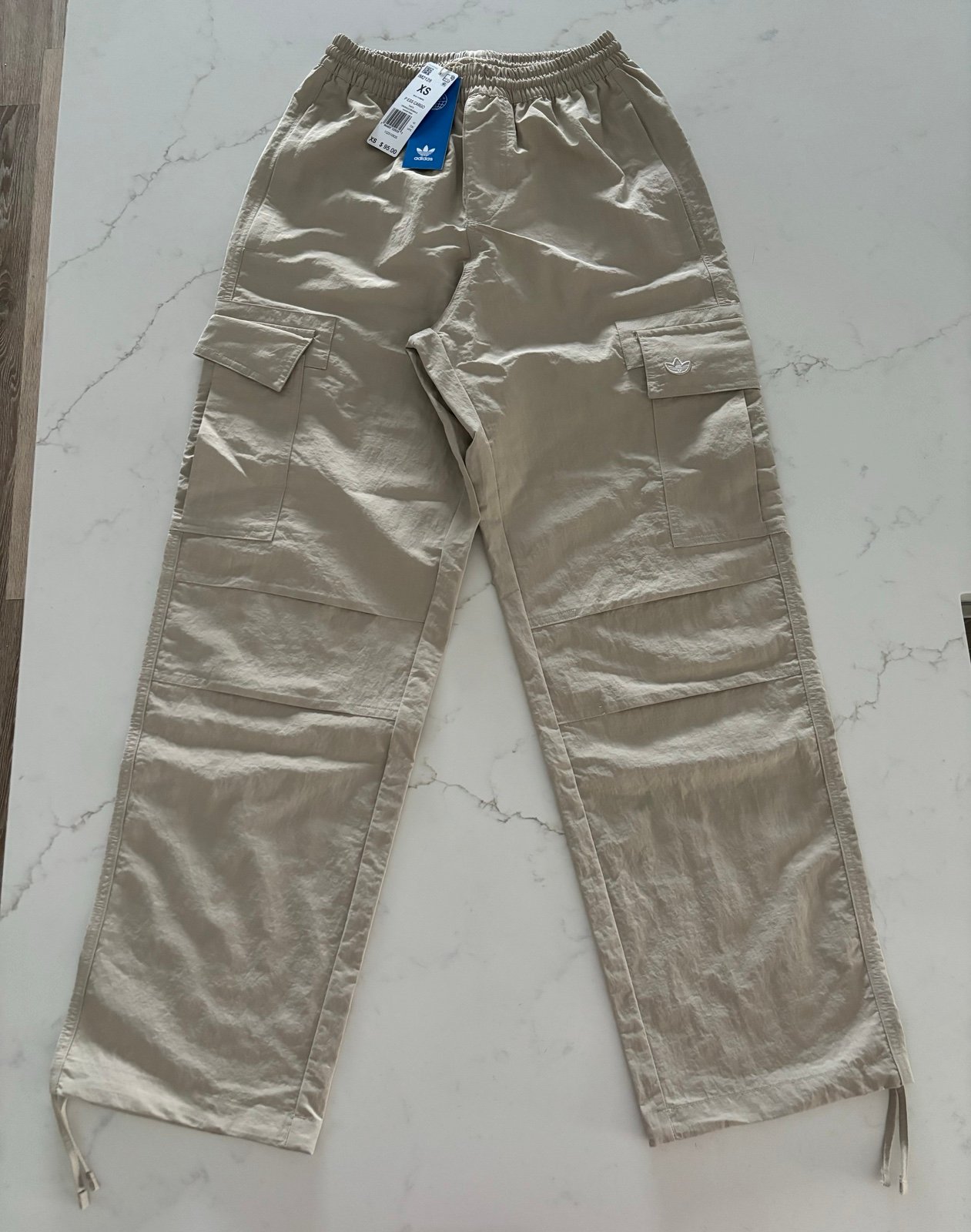 Adidas Premium Essentials Woven Ripstop Cargo Pants Mens Size XS