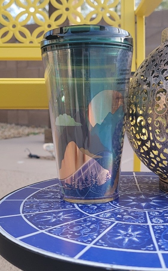 Starbucks fathers Day copper plastic tumbler