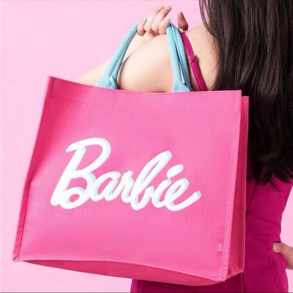 Barbie Large Capacity Canvas Tote, Large Barbie Tote