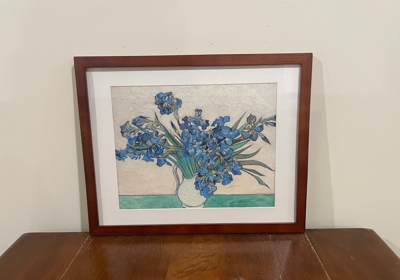 Vincent Van Gogh Irises Framed Print 15x12 Iris Bouquet Flowers Floral Wall Art