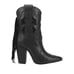 Dingo Women's Lady's Night 1969 Leather Western Bootie Black Cowgirl Boot SZ 8.5