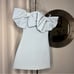 NWT Zara Woman Coquette STRAPLESS BOW DRESS Blue Size XS