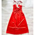 New Jason Wu Strappy Satin Effect Open Back Midi Dress | Orange Size Medium