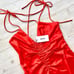 New Jason Wu Strappy Satin Effect Open Back Midi Dress | Orange Size Medium