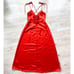 New Jason Wu Strappy Satin Effect Open Back Midi Dress | Orange Size Medium