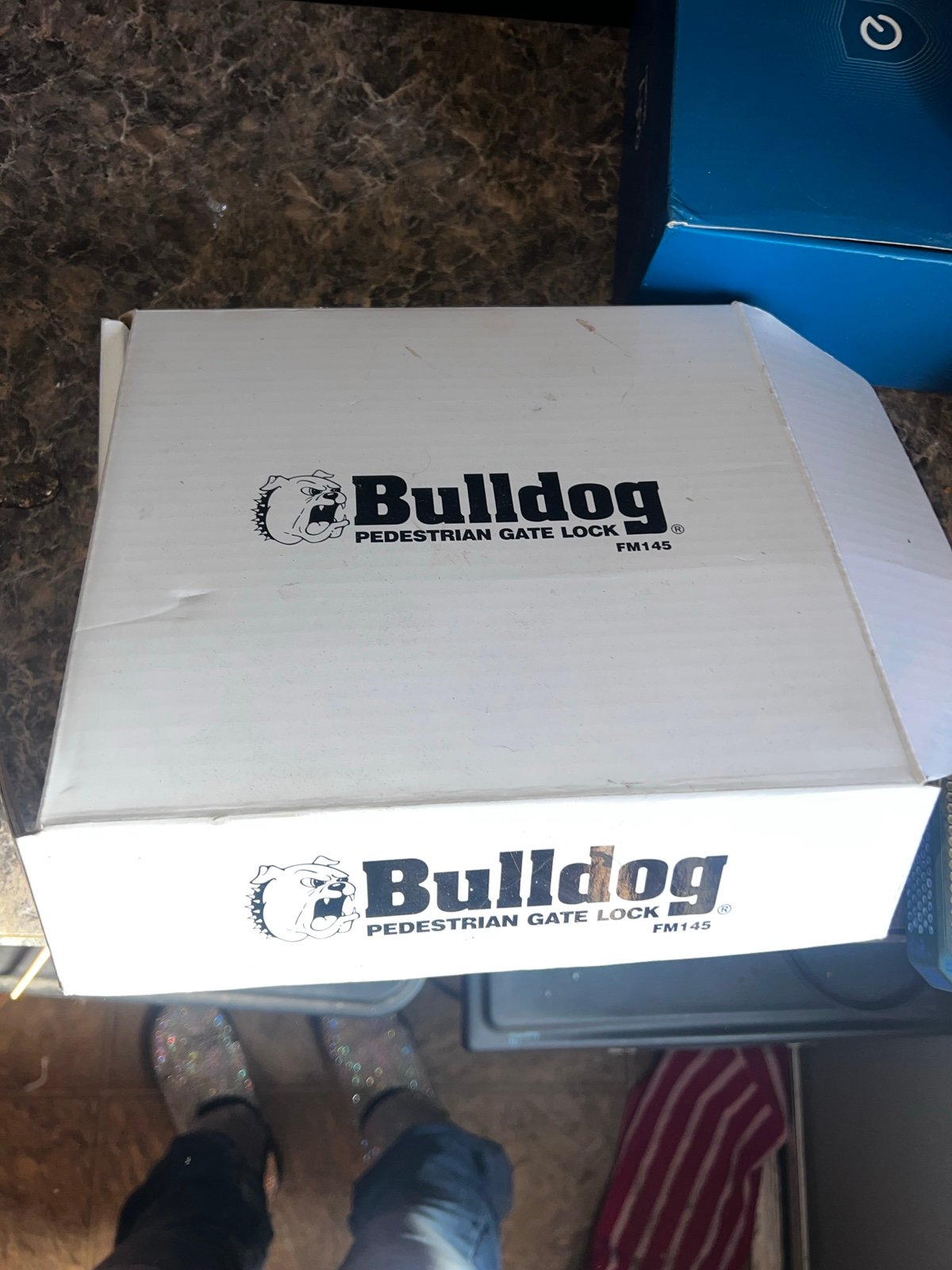 Bulldog pedestrian gate lock