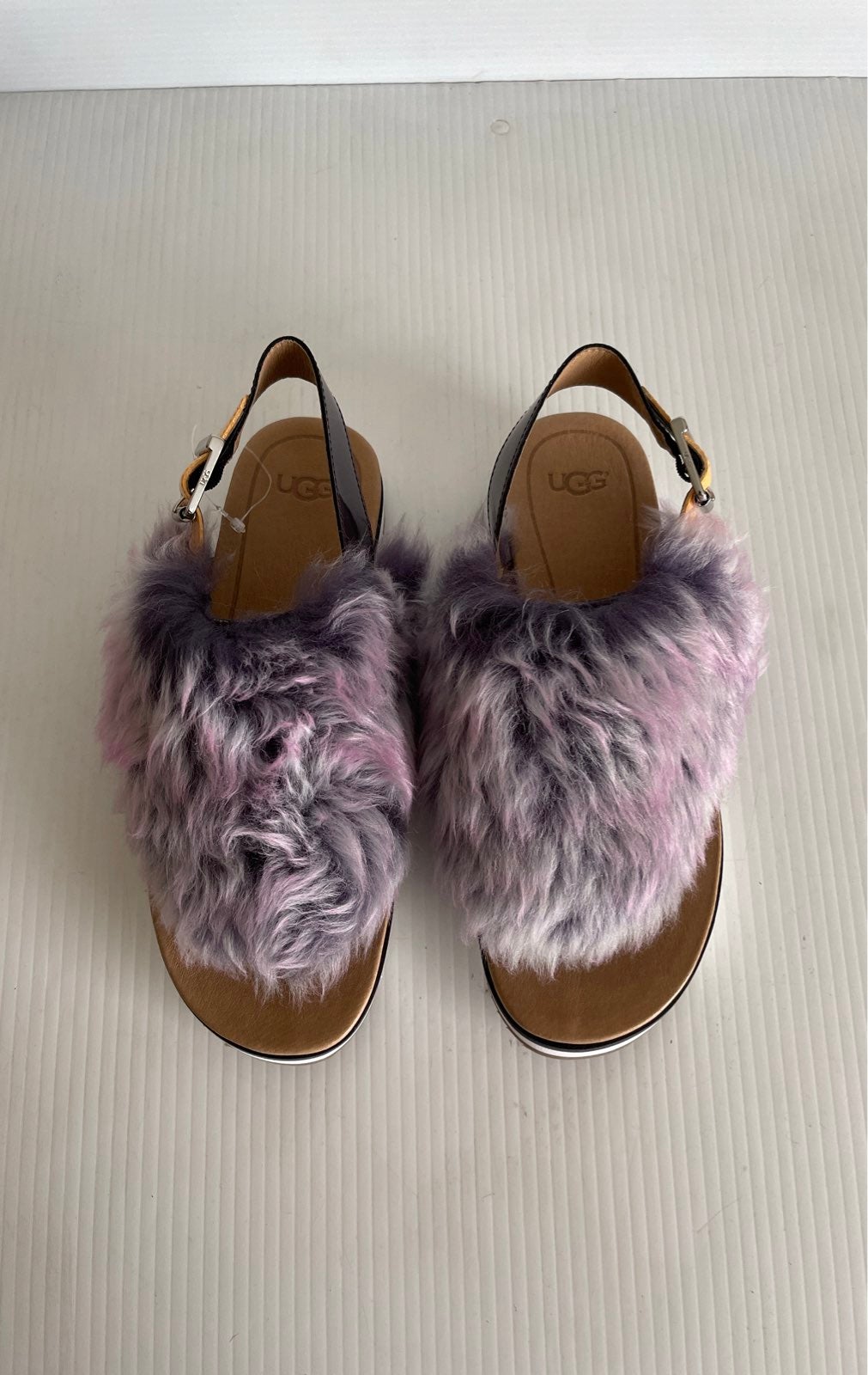 UGG Holly Genuine Shearling Fur Sandal