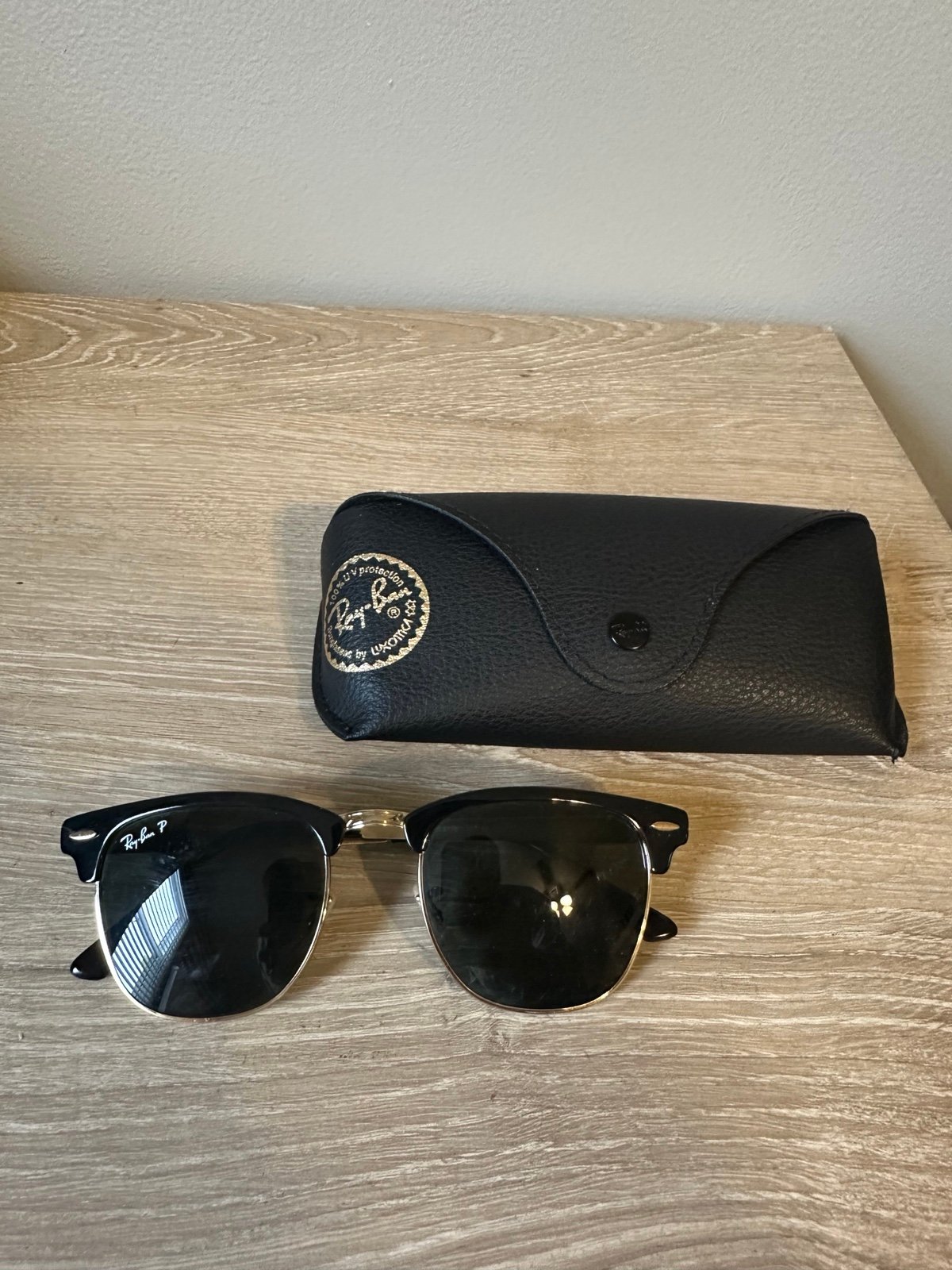 Ray-Ban Gold Glasses