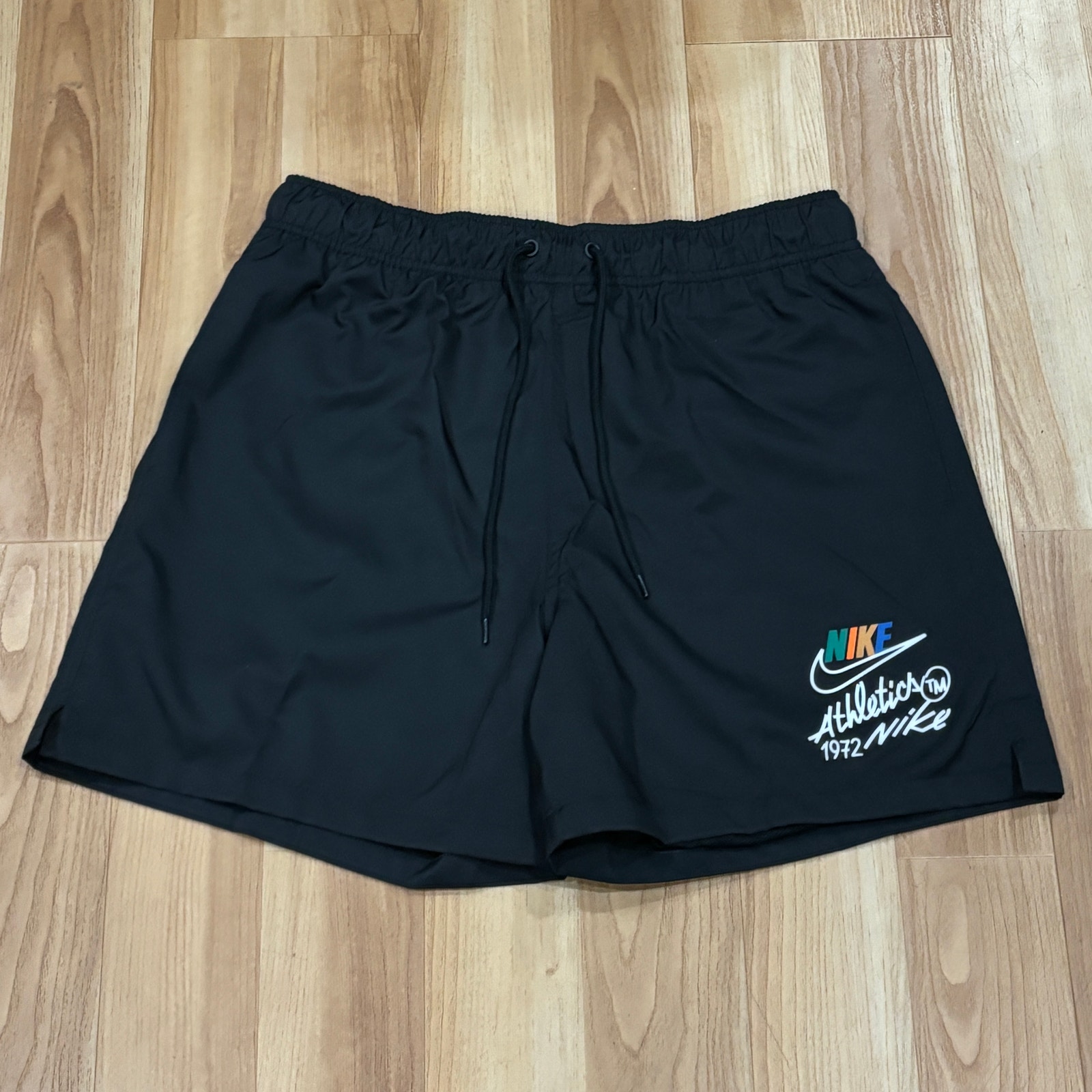 Nike Club Woven Flow Black Shorts Athletics FZ0770-010, Men's Size Medium