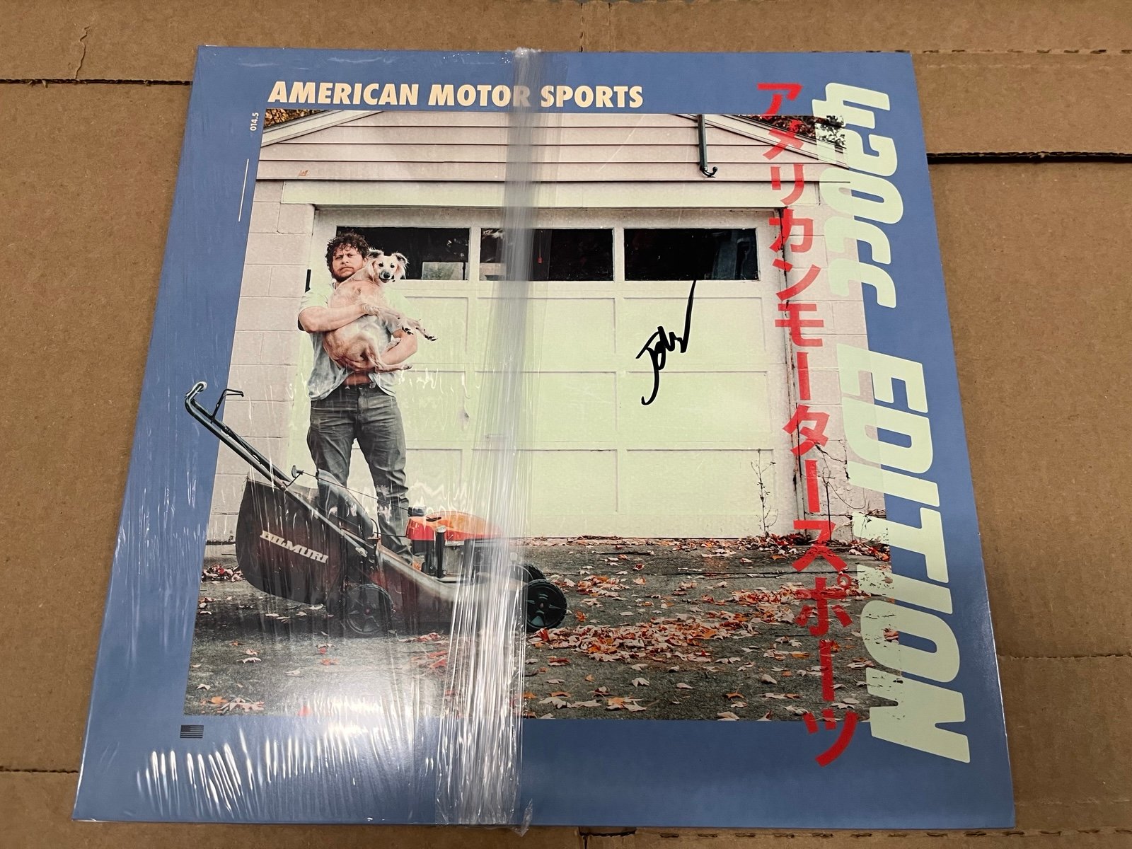 American Motor Sports - 420cc Edition - SIGNED Blue Splatter Vinyl NEW