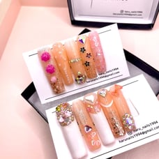 XXL Press on nail Glue on nails False Fake nails Faux nails Kawaii Japanese Art