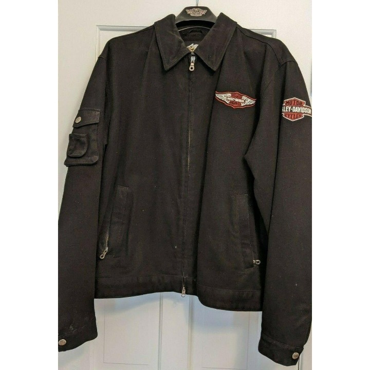 Harley-Davidson Black Canvas Jacket