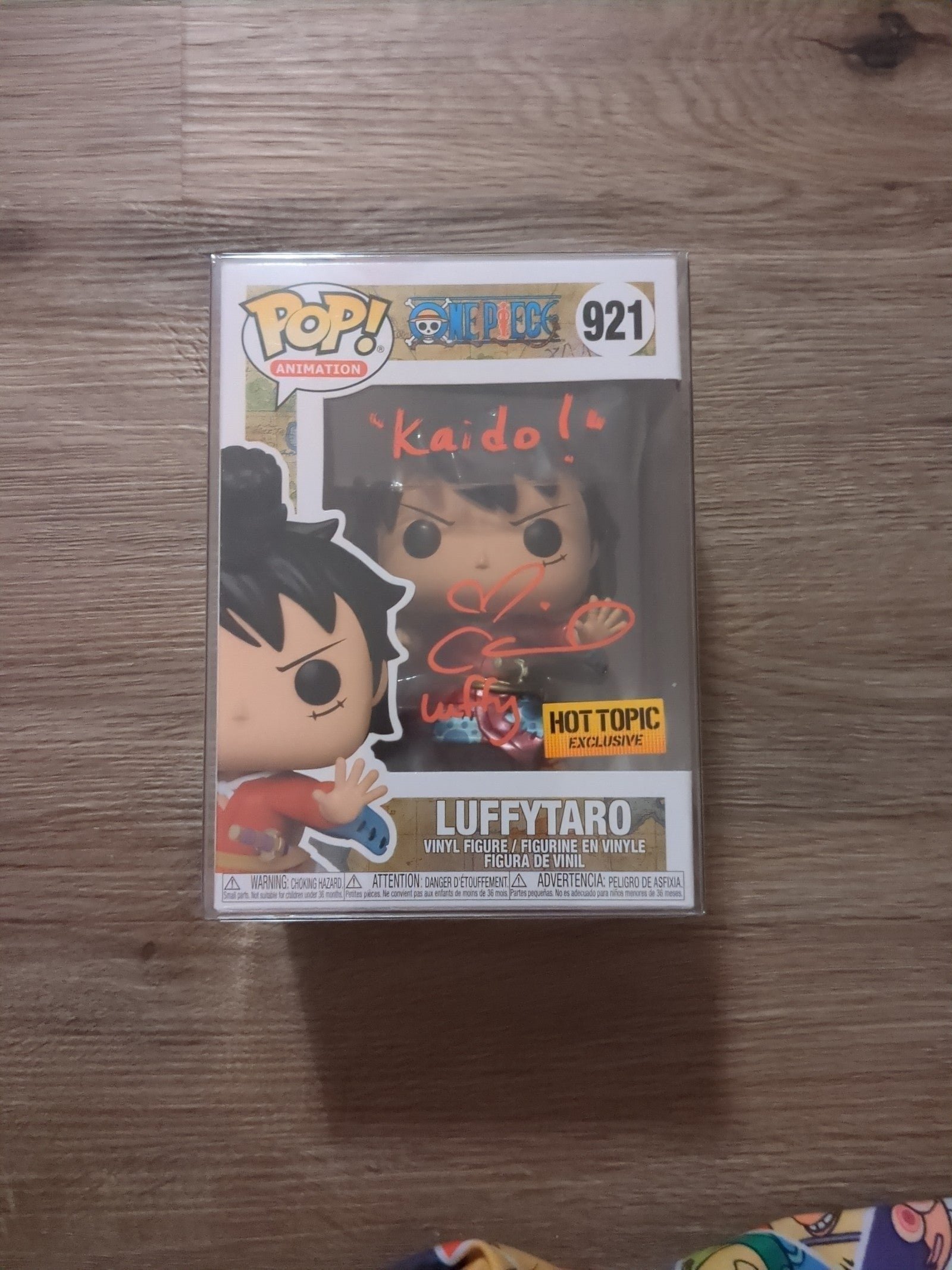 Signed Luffy Funko Pop