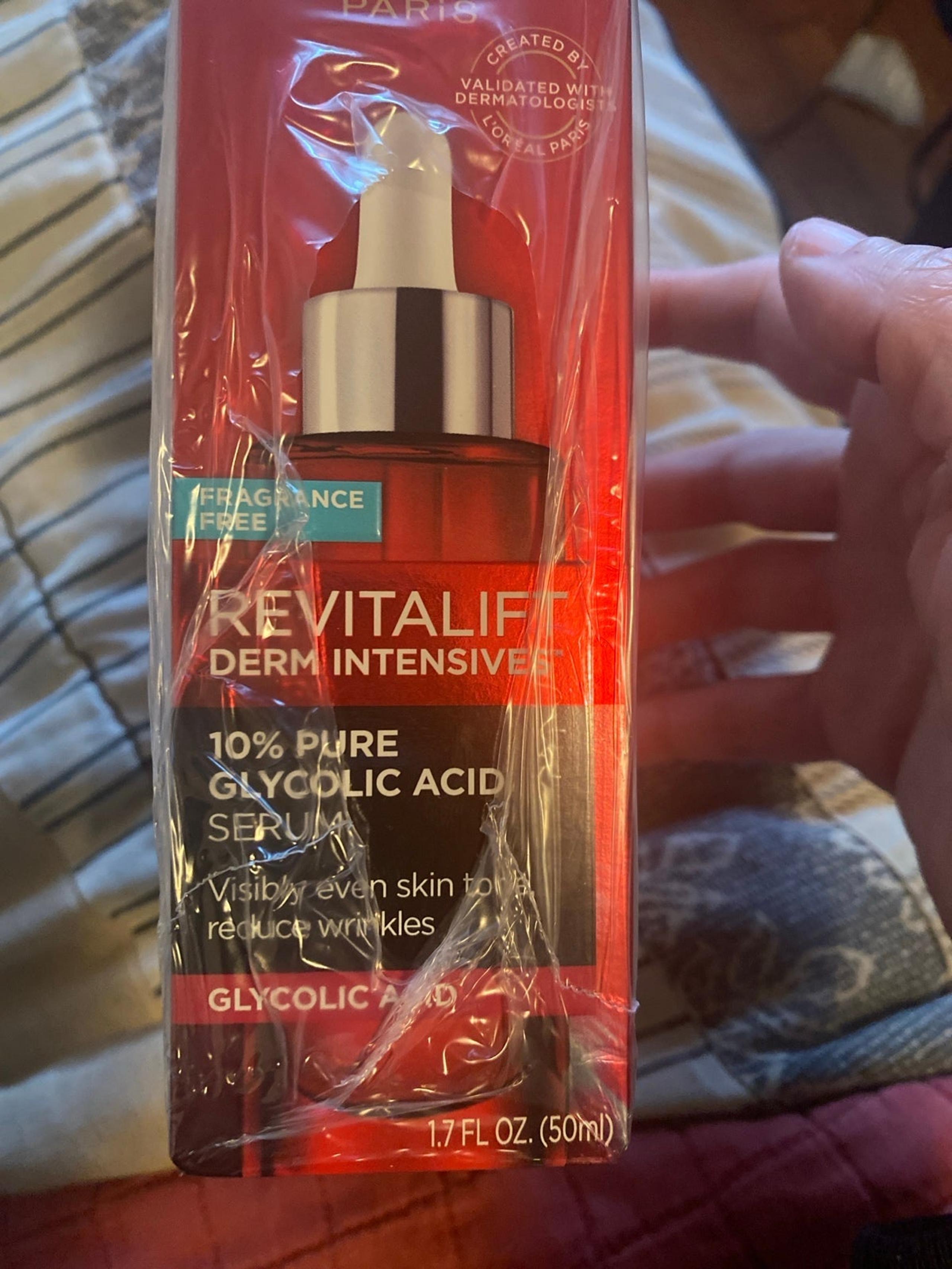 loreal revitalift derm revitalift 10% pure glycolic acid serum 3pack