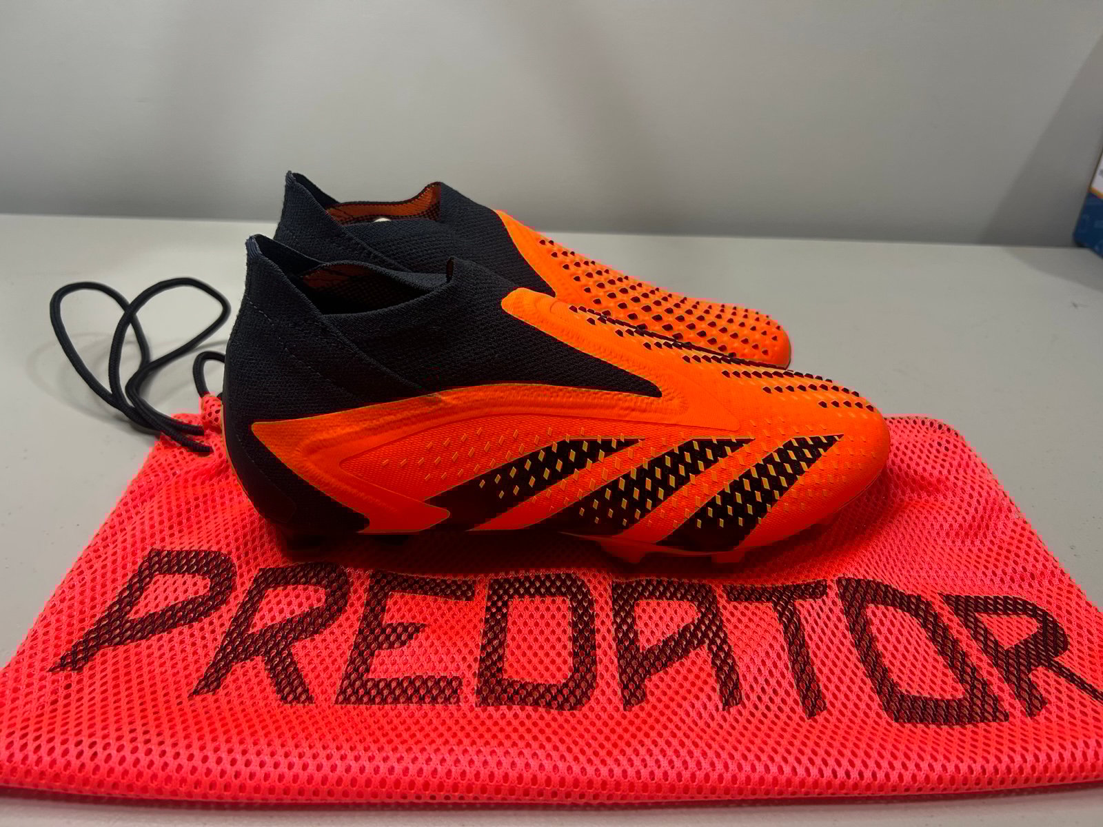 Size 7.5 Men’s Adidas Predator Accuracy+ FG Orange Black Soccer Cleats