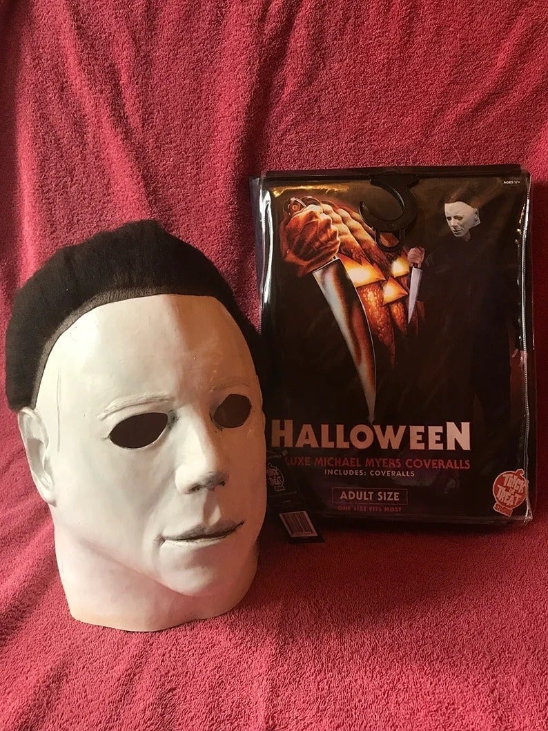 NEW Halloween 1 Michael Myers The Shape Mask PLUS Coveralls Trick or Treat
