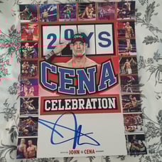 autograph pic John Cena
