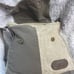 Myra Bags 1894 Upcycled Canvas Khaki & Olive green Messenger Bag leather strap f