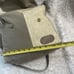 Myra Bags 1894 Upcycled Canvas Khaki & Olive green Messenger Bag leather strap f
