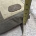 Myra Bags 1894 Upcycled Canvas Khaki & Olive green Messenger Bag leather strap f