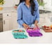 Bentgo Fresh 2 Pack Lunch Box Set Purple Green Leak Proof BPA Free New In Box