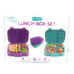 Bentgo Fresh 2 Pack Lunch Box Set Purple Green Leak Proof BPA Free New In Box