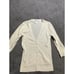 J. Crew 100% Cashmere V-neck Cardigan Cream Lightweight Button Front Sz Extra S