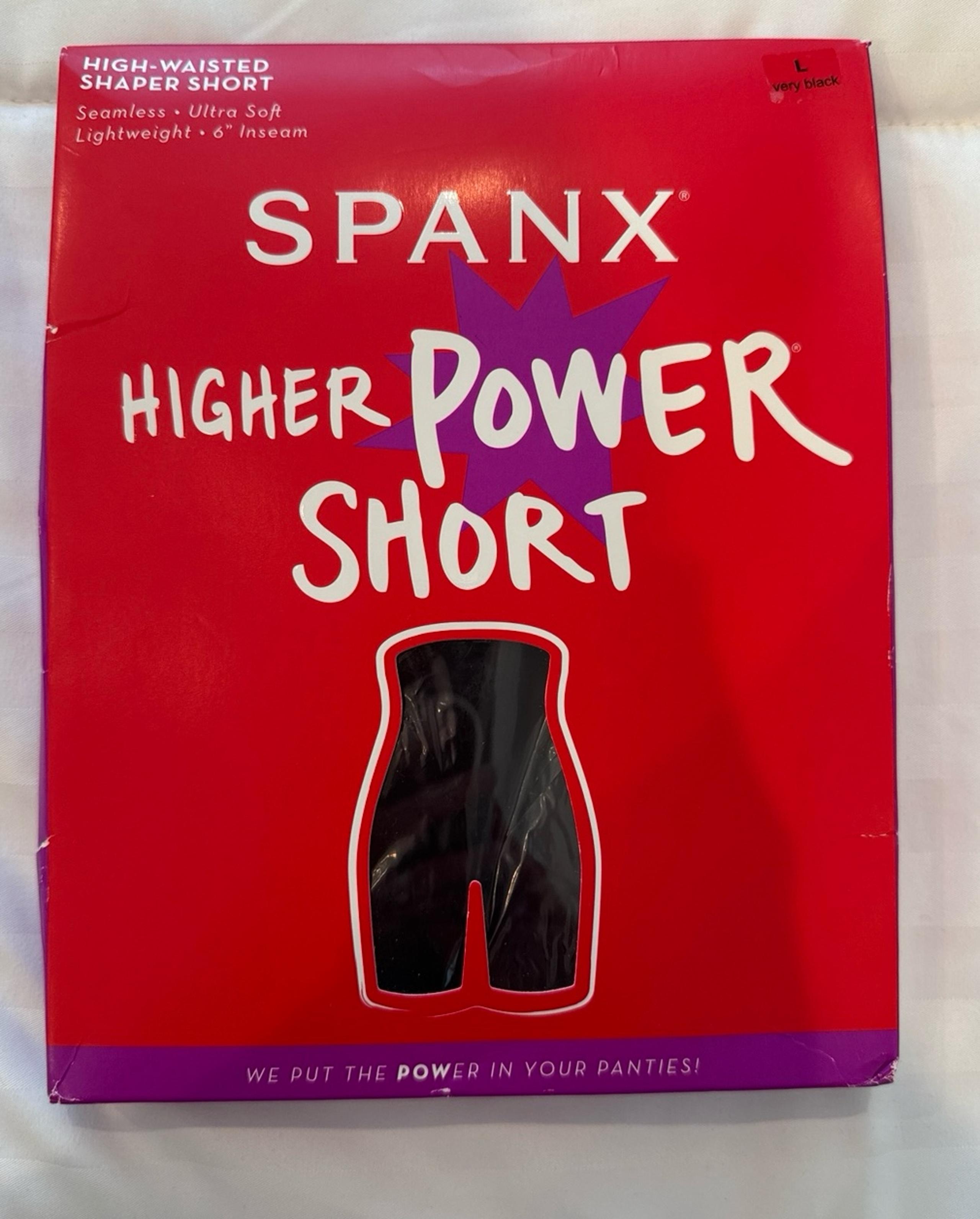 Spanx High Waisted  Shaper Short Black Women's size  Large